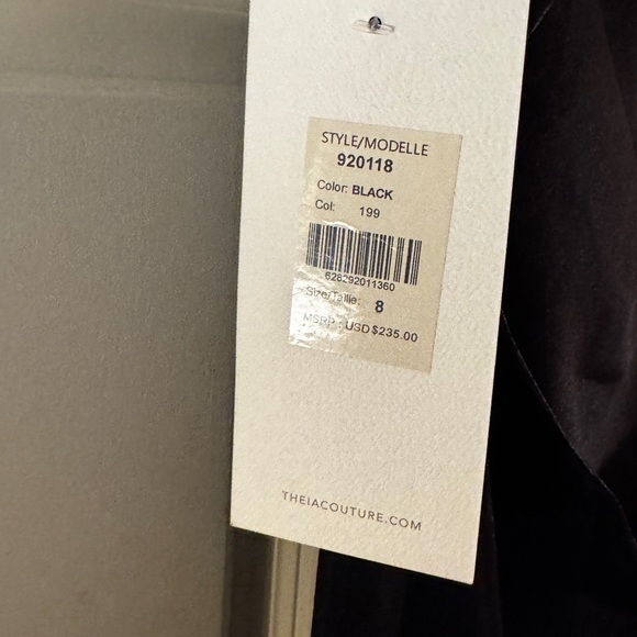 Love by Theia Velvet Cut-Out Dress | Size 8 | NWT - Picture 6 of 6